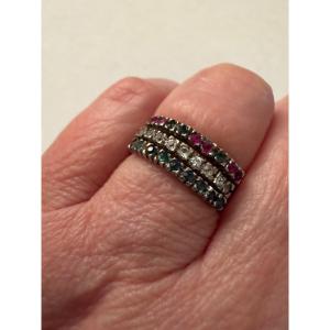 Bague ancienne : 3 anneaux