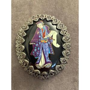 19th-century Japanese Brooch