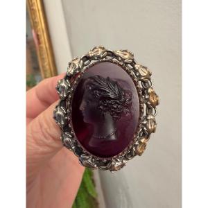 Napoleon III Cameo Brooch