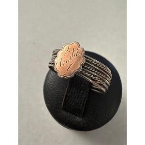 Bague semainier argent