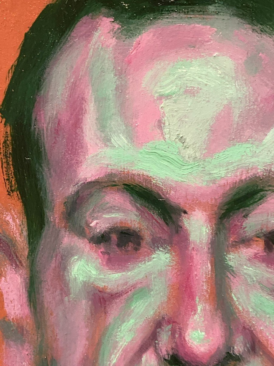 Contemporary Spanish School - Face Study-photo-2