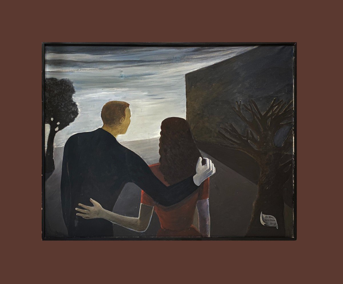 école Surréaliste (1980s) - étrange Couple