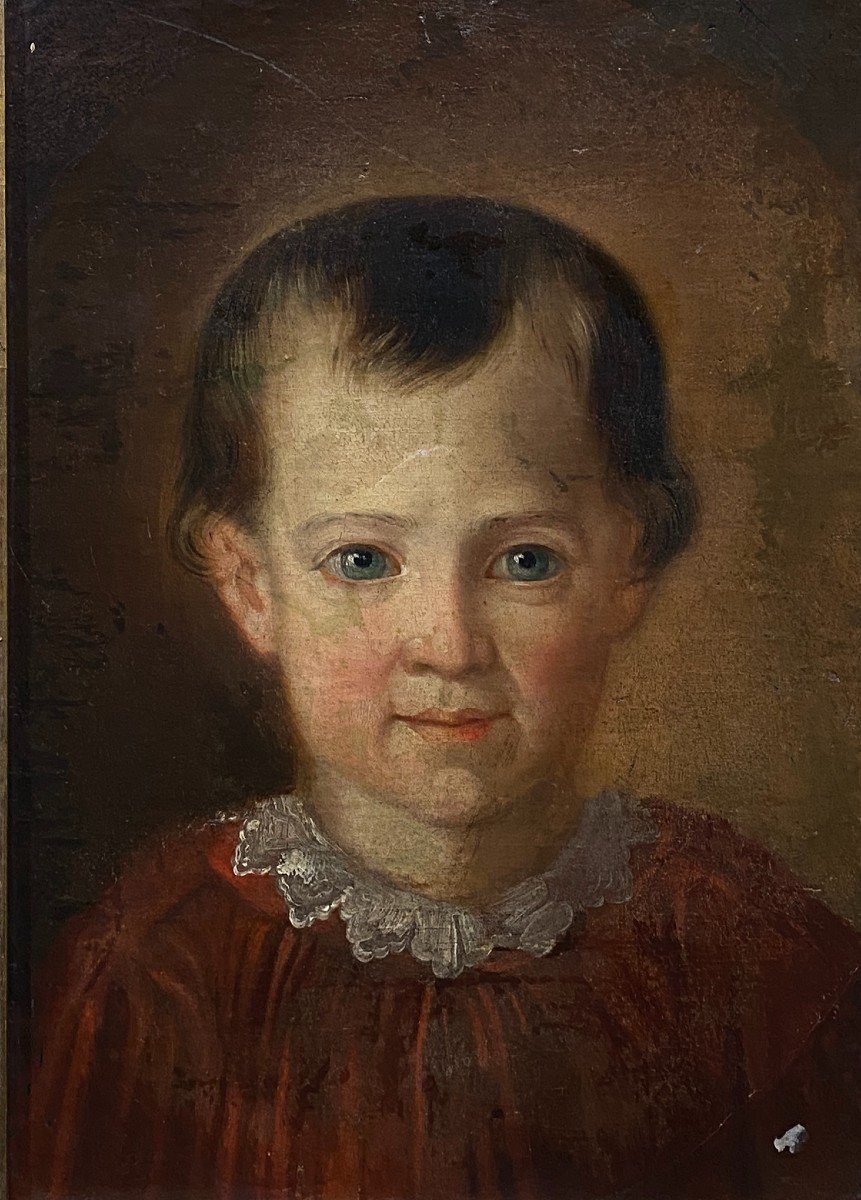 European School (xix) - Child Portrait-photo-2