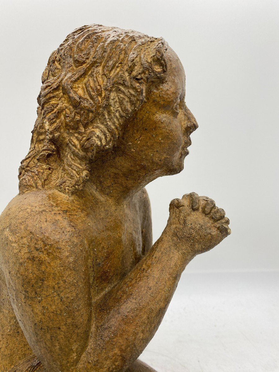 Italian School (18th Century) -terracotta La Madeleine-photo-3