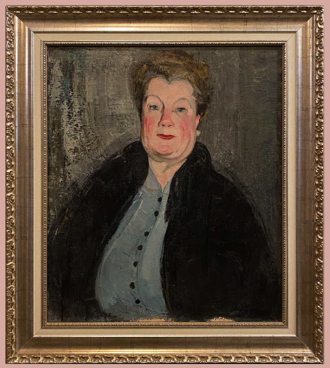 école Française (1930s) - Portrait De Dame