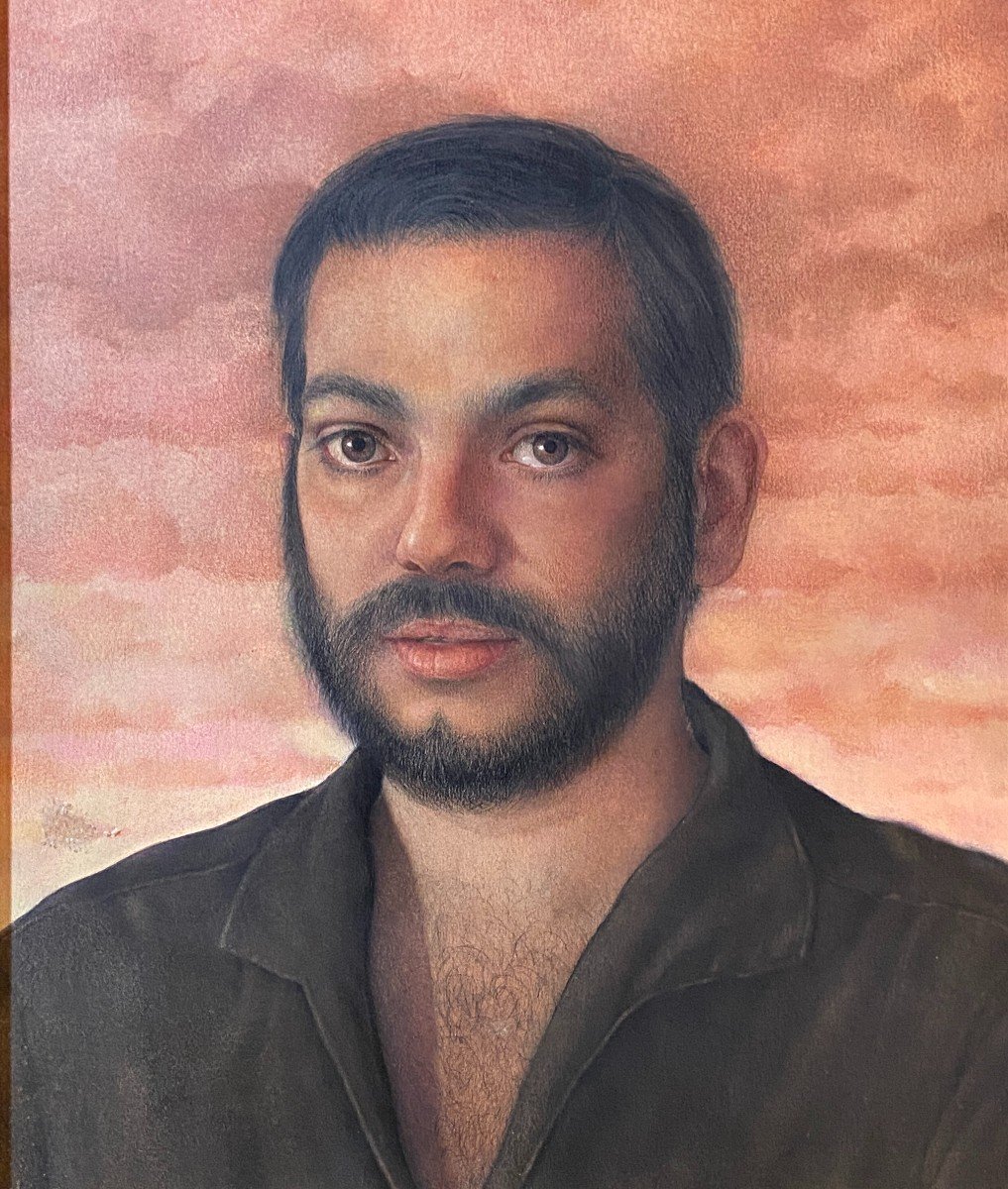 Juan Adriaensens (1936-2019) - Portrait Of His Partner-photo-2