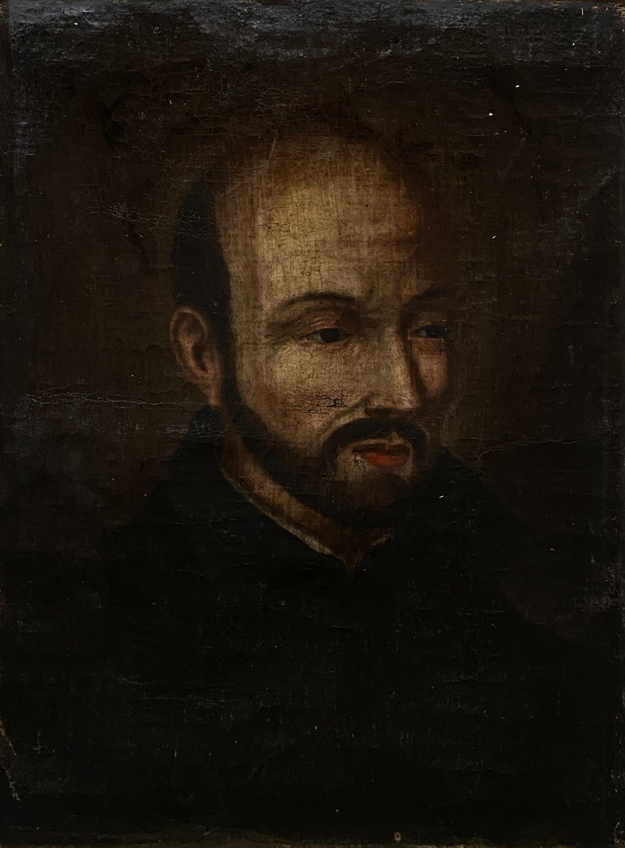 Peruvian School (18th Century) - True Image Of Saint Ignatius-photo-2