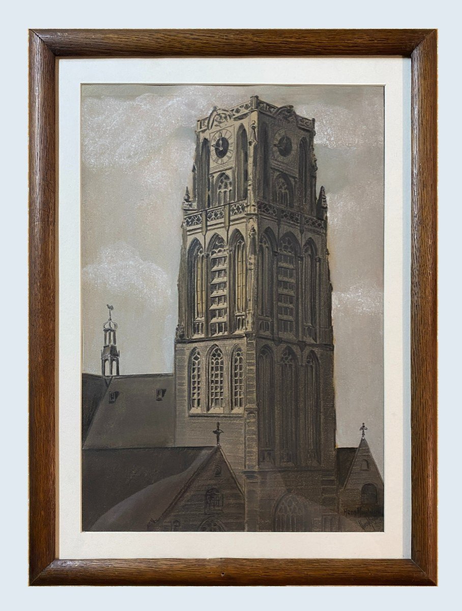 Flemish School (c. 1900) - The Belfry