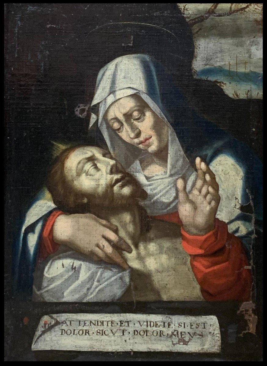 école Flamande (xviième) - Pietà -photo-2