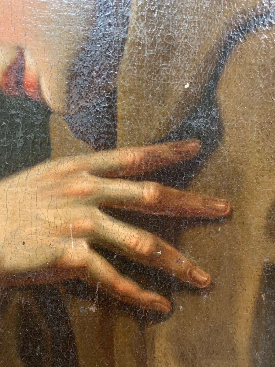 Follower Of Andrea Vaccaro (1604-1670) - Saint Francis Penitent-photo-3