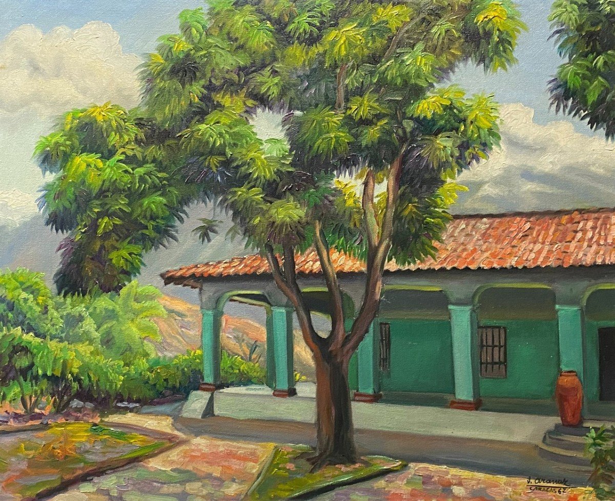 José Antonio Aranaz (1948-2013) - Hacienda De Urbina At Mount Avila, Not Far From Caracas-photo-2