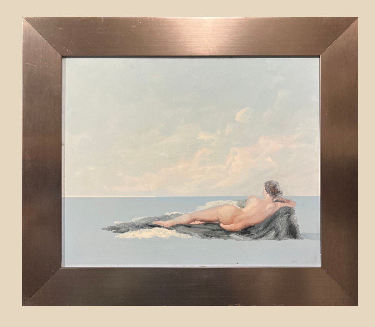 Emilio Prieto (1940-2004) - Composition Nu Inspirée De Velazquez