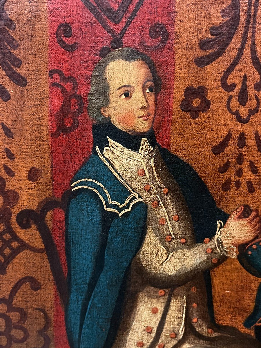 école Mexicaine Moderne - Intéressante Copie d'Un Tableau De Castes Colonial-photo-3