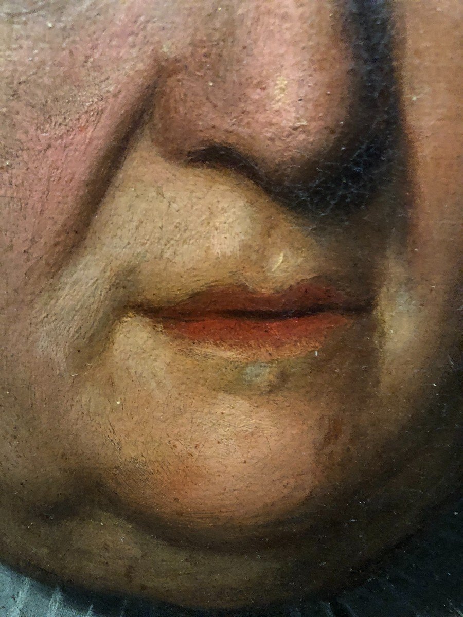 école Romaine (c. 1640) - Portrait De Protonotaire Apostolique-photo-4