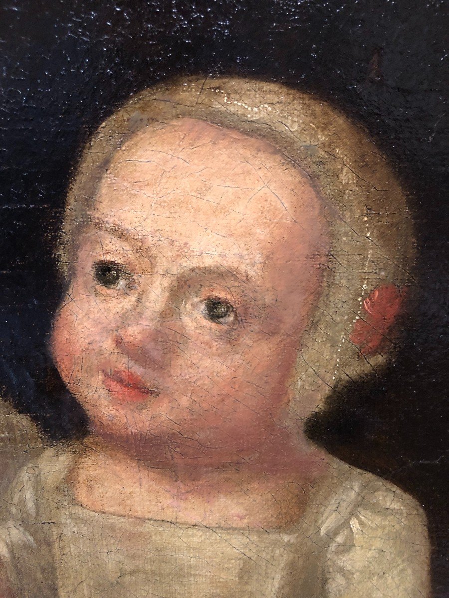 école Française (c. 1760) -  Portrait De Famille-photo-3