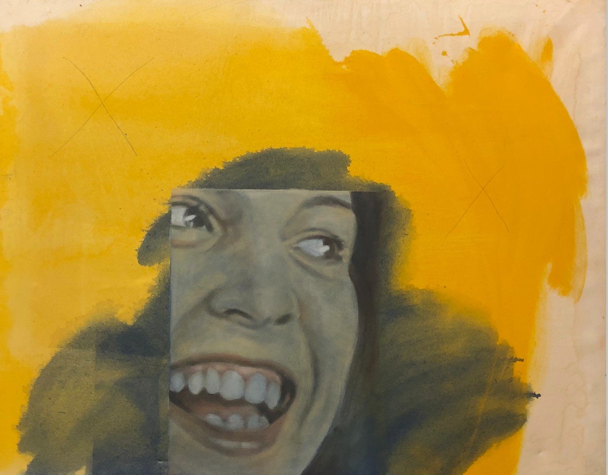 école Americaine Contemporaine - "blue"