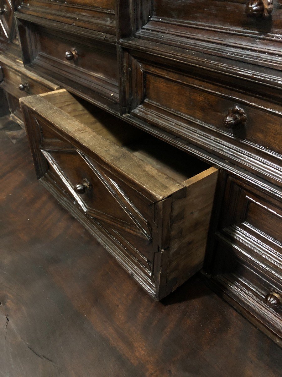 Spanish Chest Cabinet In Walnut - 17th-18th Century-photo-3