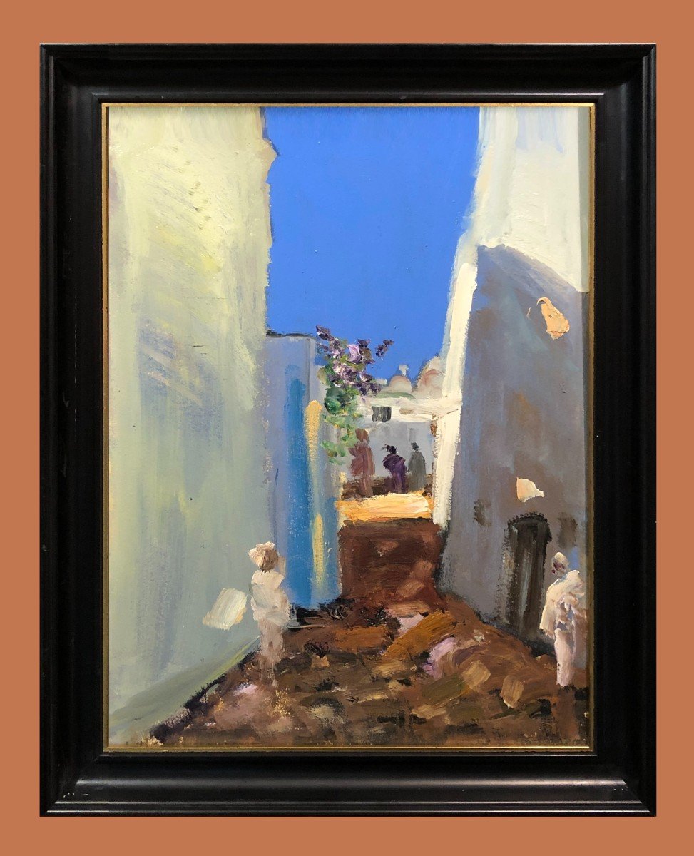 Orientalist School (1930s) - Alleys Of Marrakesch