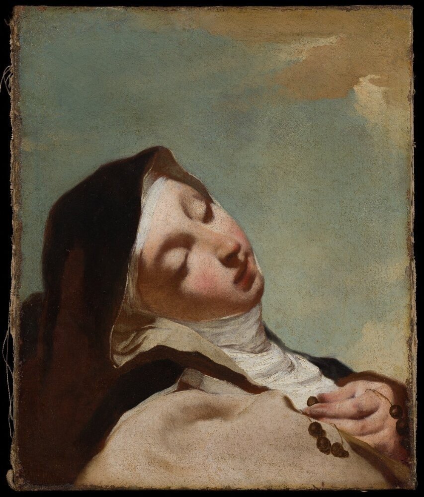Giovanni Battista Piazzetta (1682-1754), Entourage De - Sainte Gertrude La Grande-photo-4
