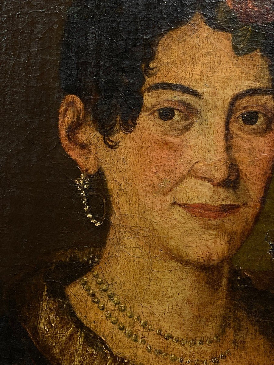 Peruvian School (c. 1820) - La Pérricholi (presumed Portrait)-photo-3