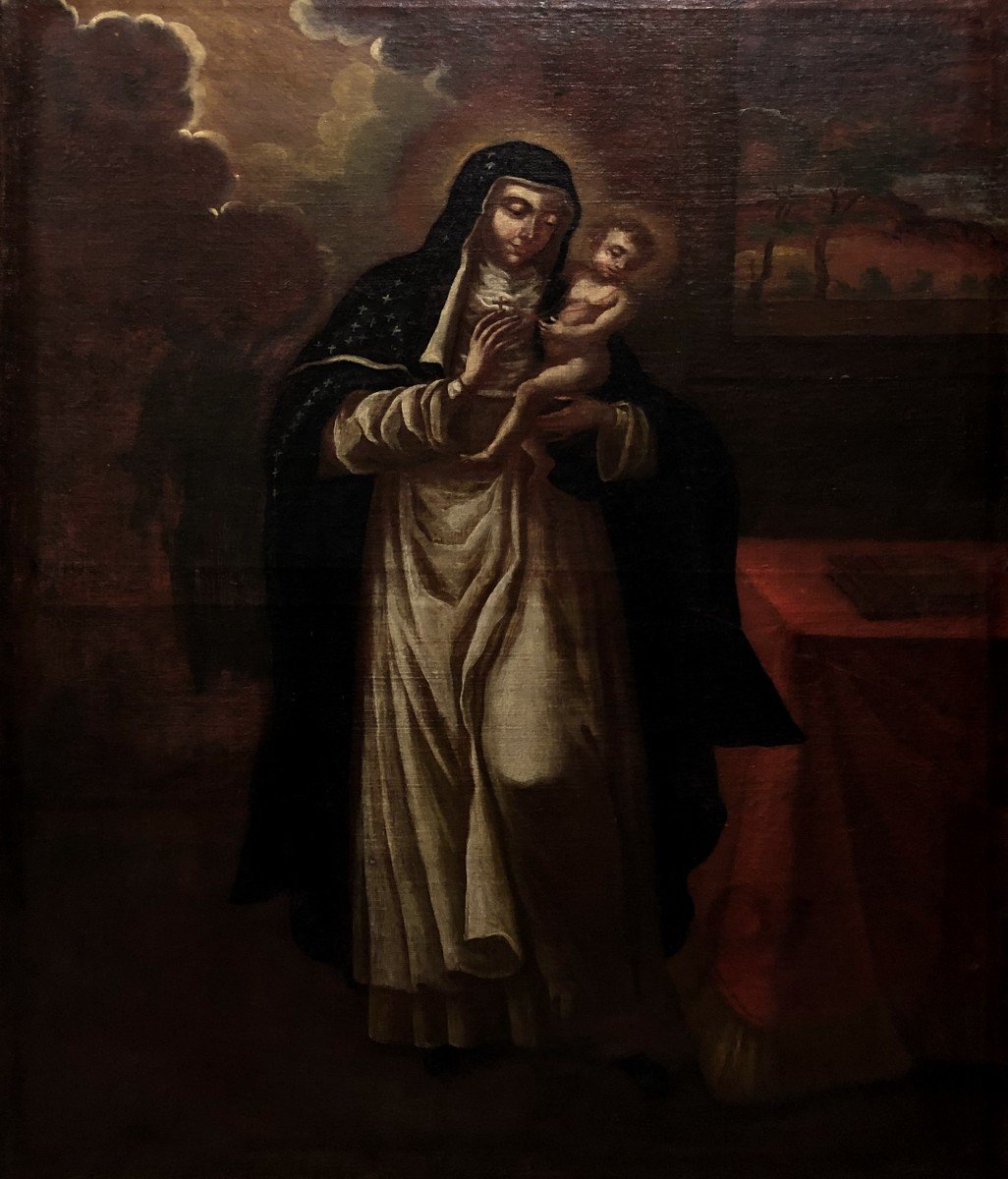 école Coloniale Mexicaine (xviiième) - Sainte Rose De Lima-photo-2