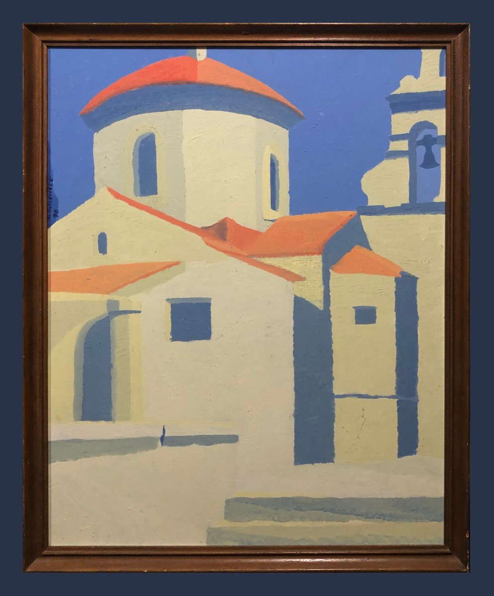 French School (1970s) - Mediterranean Composition