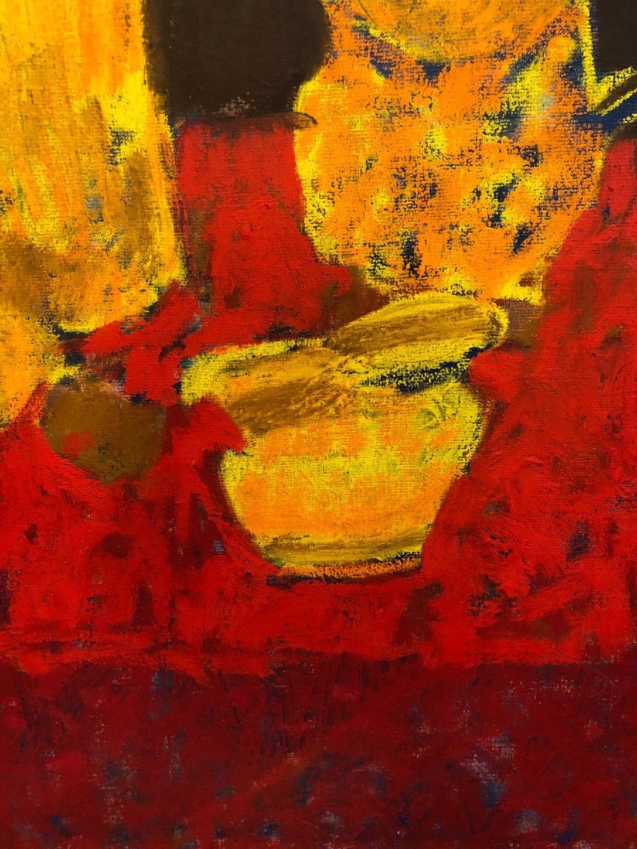 	 Isidro Lázaro Ferrer (1945) - The Red Table-photo-3
