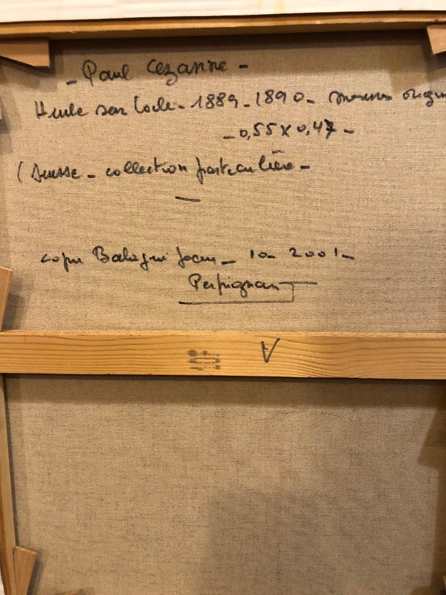 Jean Balagué (1933-2020), d'Après Cézanne - Bouquet à Fleurs-photo-4