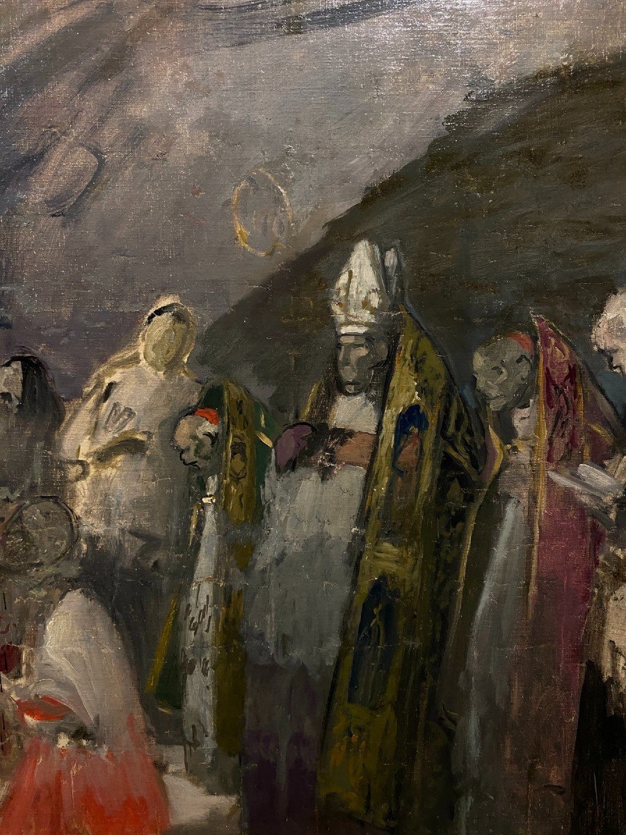 école Espagnole (xix-xx) - Camino Del Cielo (messe De Ténèbres)-photo-3