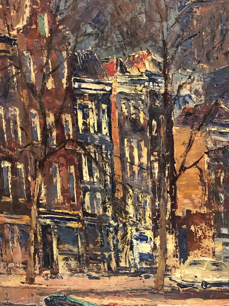 Frans Berntsen (1903-1980) - Grande Vue d'Amsterdam-photo-4