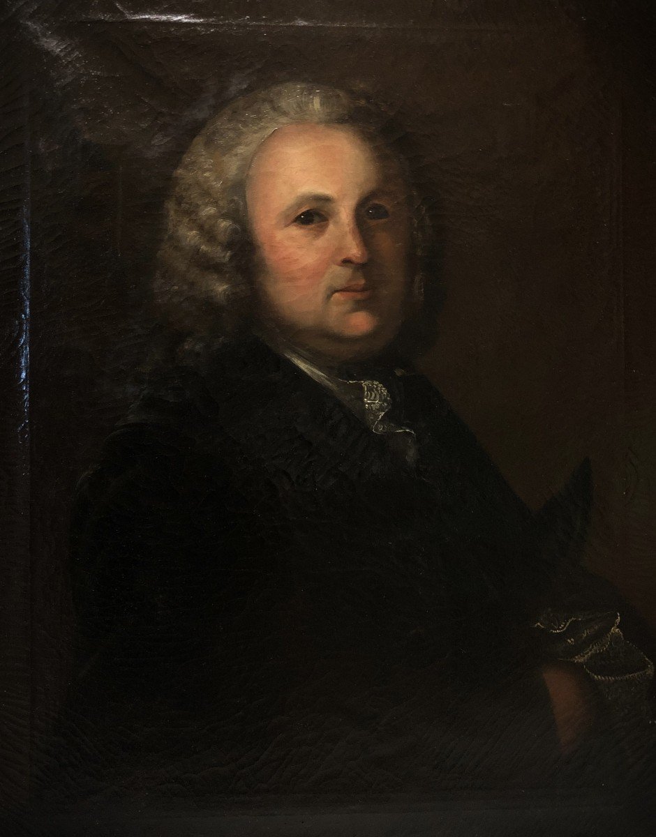 	 Hessian School (1770s) - Portrait Of Mr. Johannis Adam Senn-photo-2