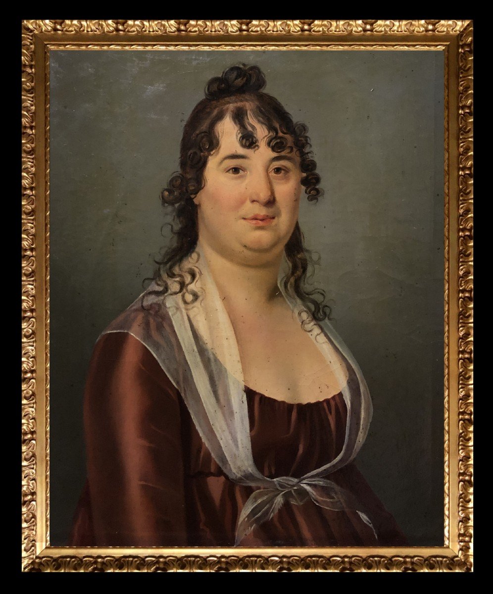 	 Alexandre Bailly (1764-1835) - Portrait Of Marie Sophie André