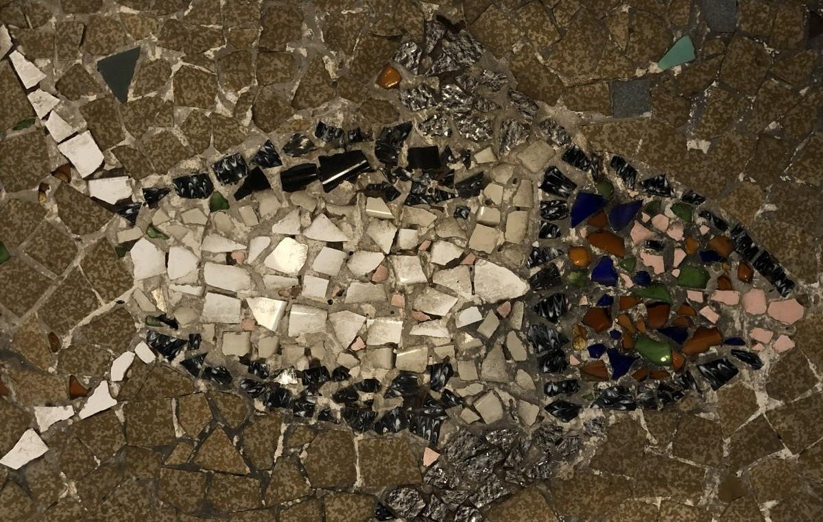 Table Décorée De Mosaïque – France, 50’s (XXème)-photo-3
