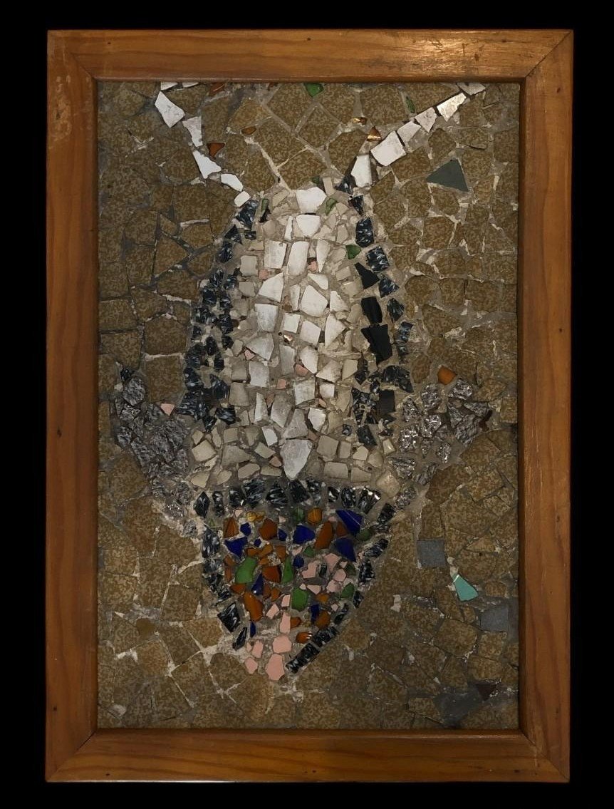 Table Décorée De Mosaïque – France, 50’s (XXème)