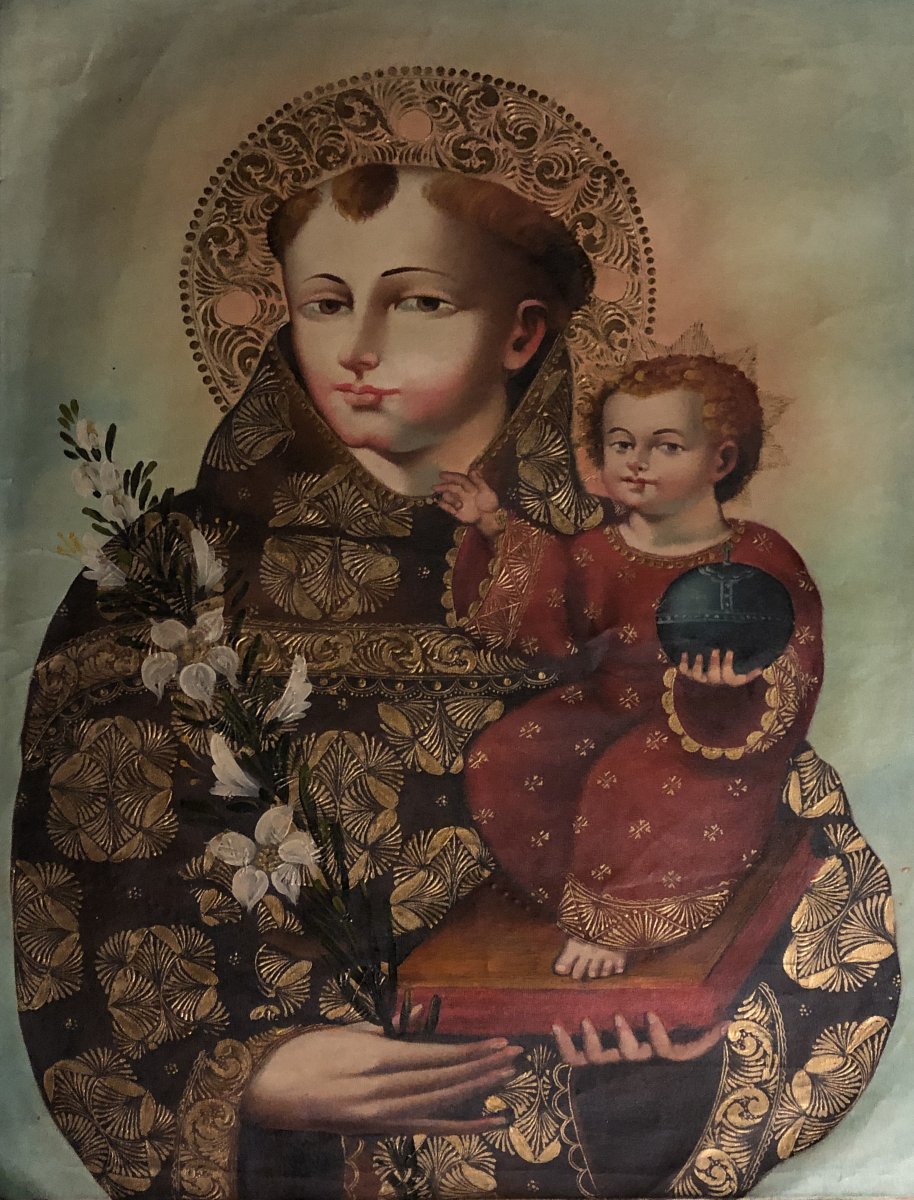 Peruvian School (xx) - Saint Anthony-photo-2