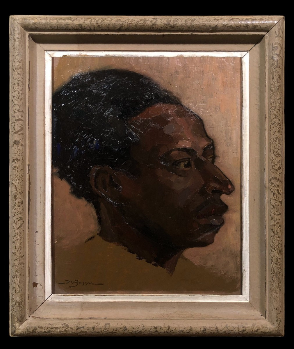 Marcel Besson (1907-1982) - Portrait Of A Moor
