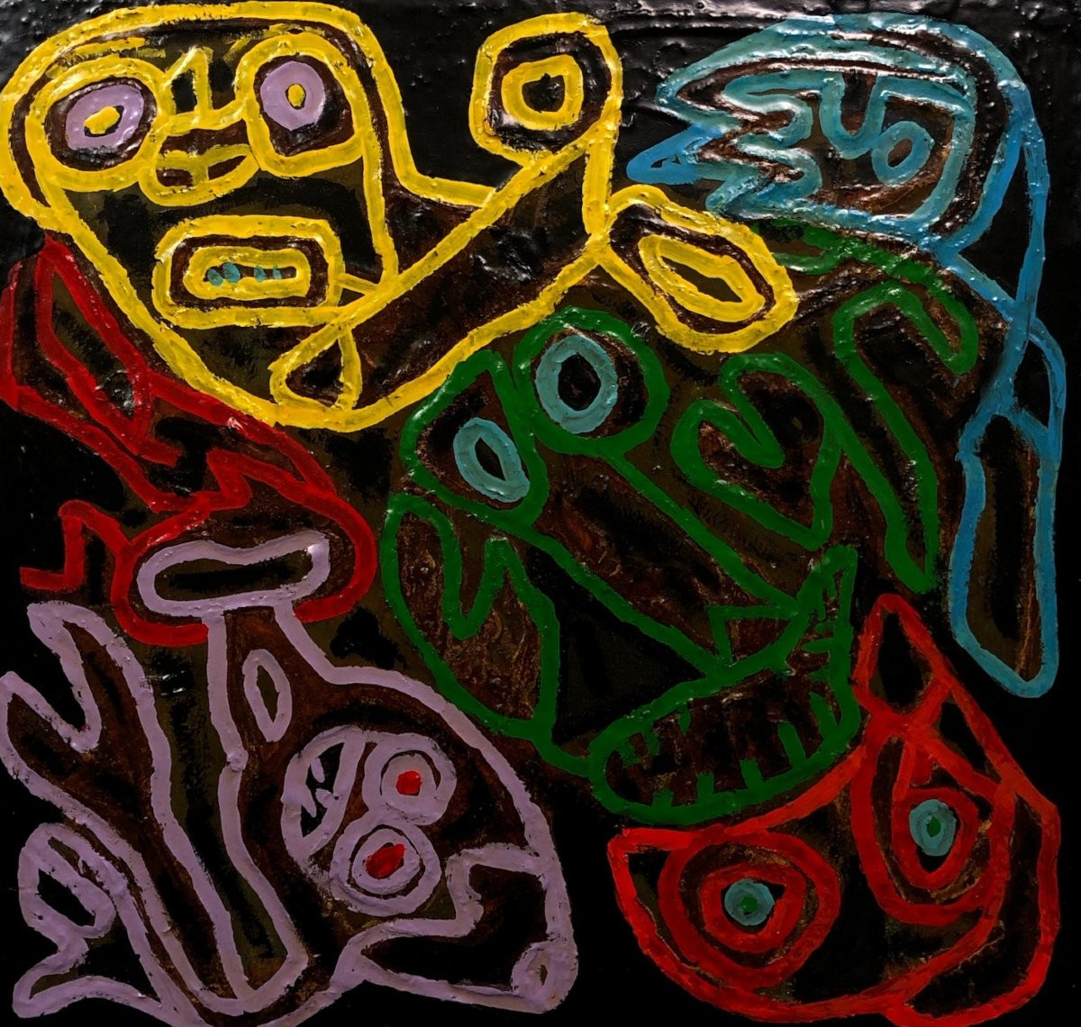 école Nativiste (1980s) - Masques-photo-2