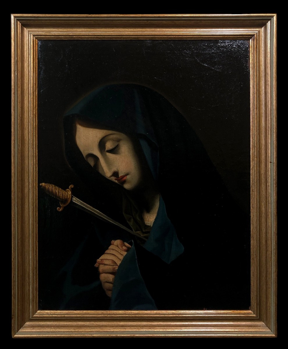 Colonial School (18th Century) - Dolorosa Of The Dagger