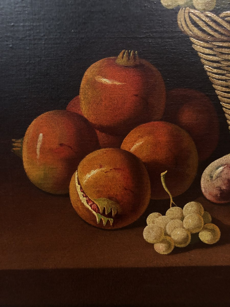 Spanish School (19th Century) - The Winegrower's Basket-photo-3