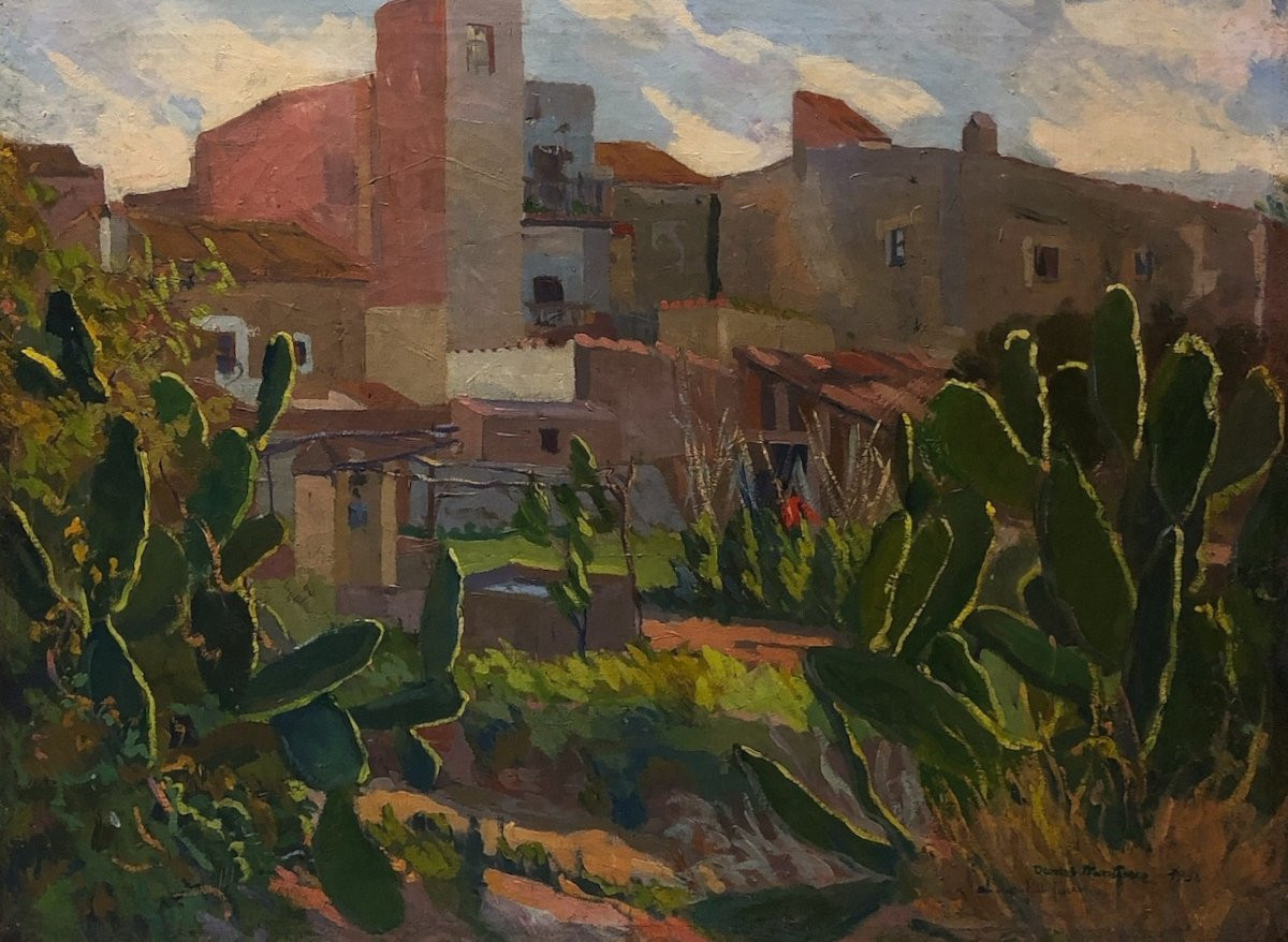Dionis Martínez (1917) - Paysage de Almeria-photo-2