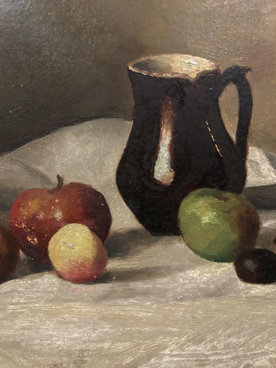 	 Marcel Renot (1896-1973) - Sur la Nappe Blanche-photo-3