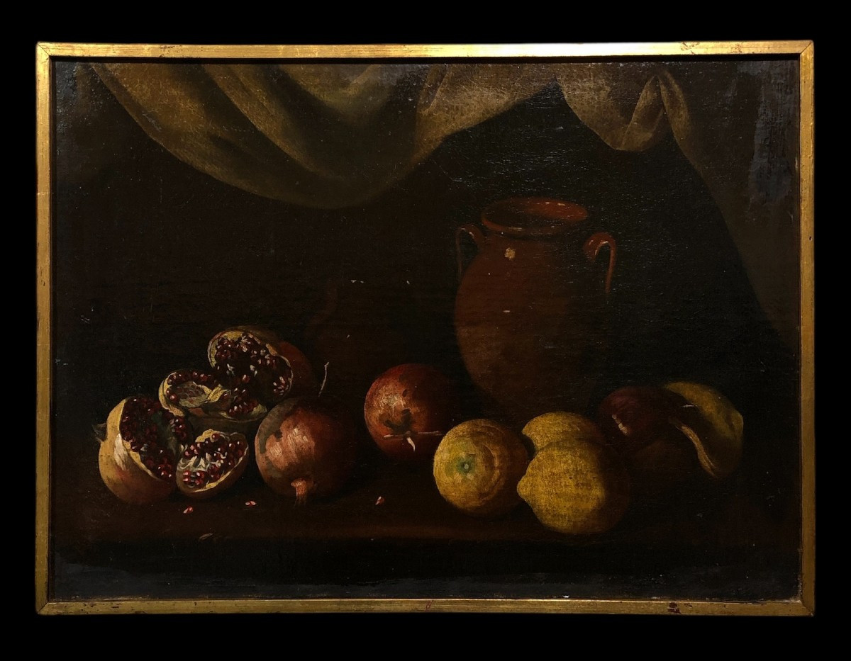 Spanish School (18th-19th Centuries) - Still Life With Summer Fruits