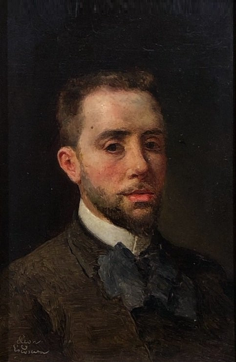 Ignacio León y Escosura (1834-1901) - Portrait d'un Ami-photo-2