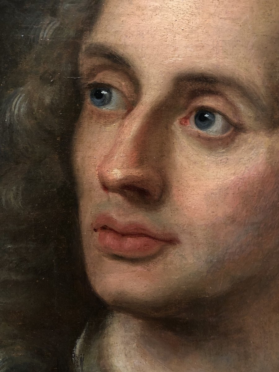 École Française (c. 1760) - Portrait d'un Sculpteur-photo-3