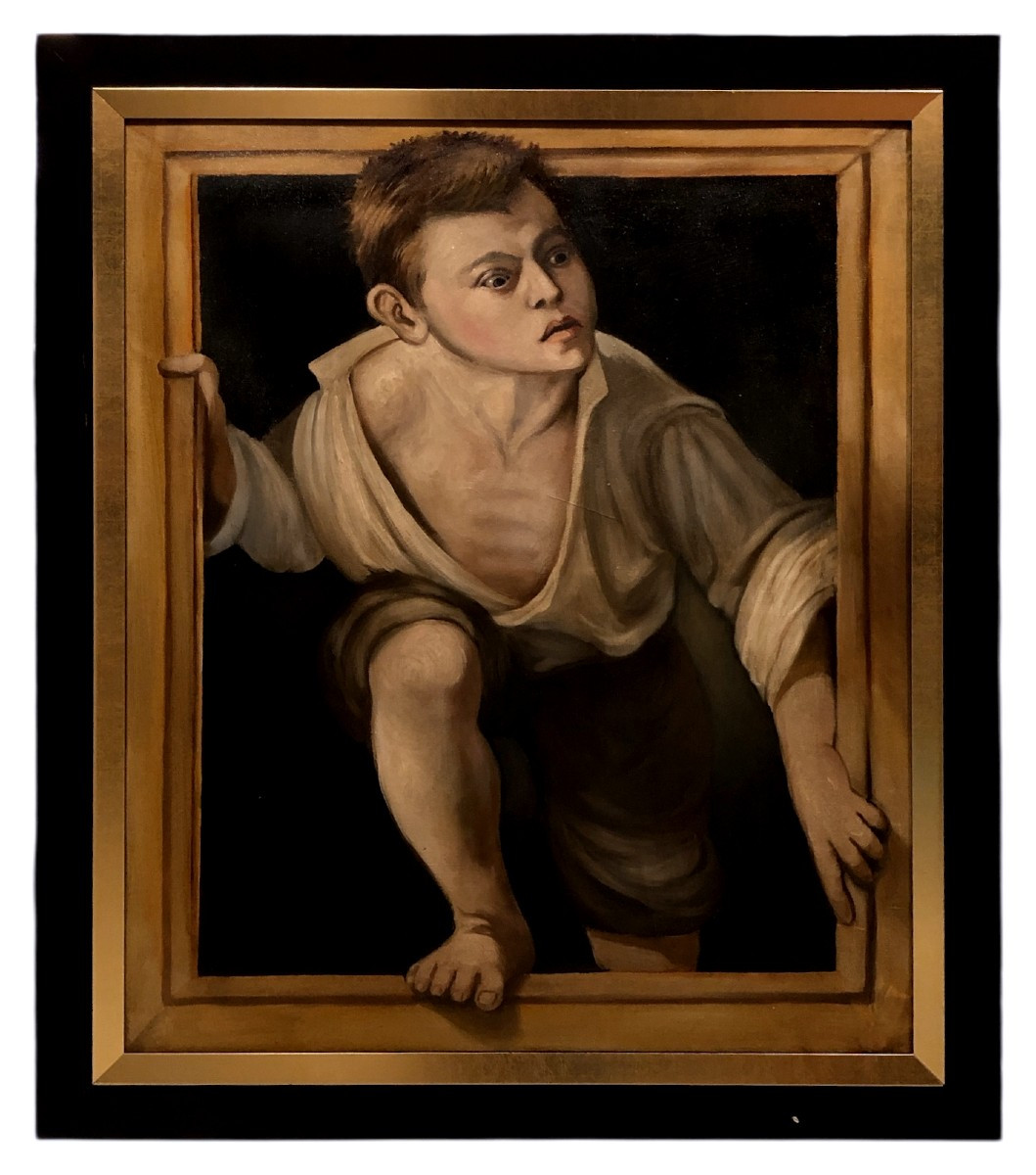 Spanish School (xx) - Fleeing Criticism (after Borrell Del Caso)