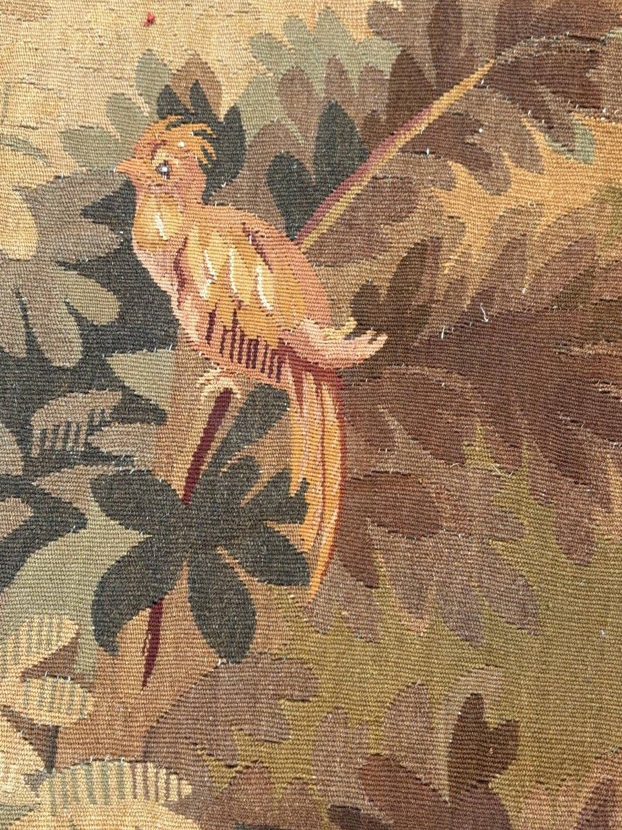 Exubérante Tapisserie Verdure Napoléon III - c. 1880-photo-3