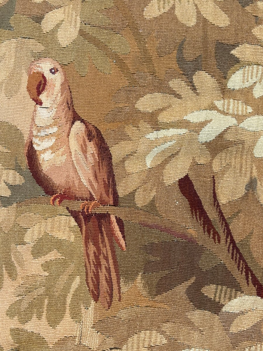 Exubérante Tapisserie Verdure Napoléon III - c. 1880-photo-4