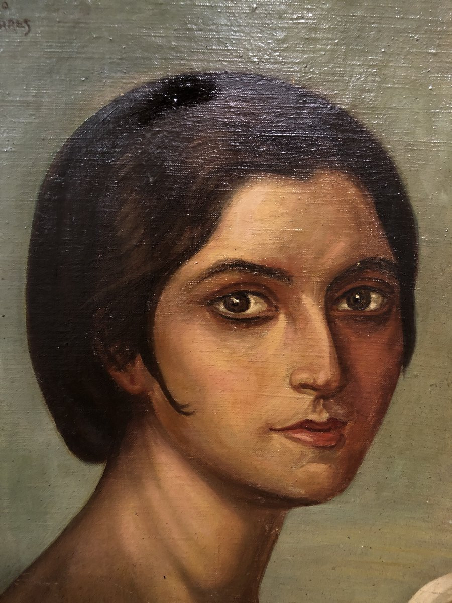 Enrique Castillo Villuendas (xx) - Andalusian Woman (after Jr De Torres)-photo-2