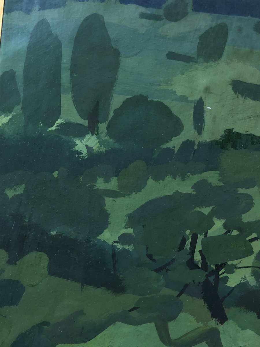 	 Raymond Crétot-duval (1895-1986) - Everything Is Green-photo-3