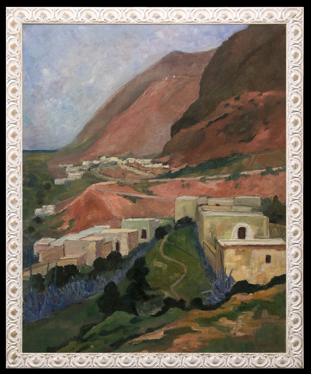 	 Orientalist School (c. 1930) - Landscape Of Gran Canaria